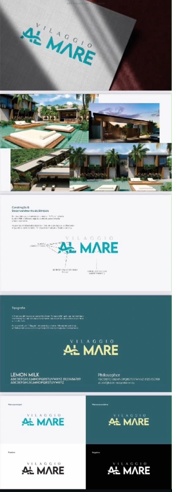 Projeto de branding Villaggio Al Mare